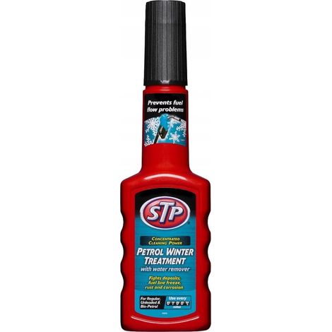 800521 STP - Fórmula de invierno para motores de gasolina con sistema de eliminación de agua 200 ml