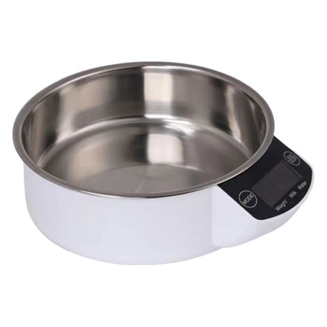 Balance de cuisine électronique pour usage domestique, petite balance dorsale, blanche, 5 kg - 1 g. (1/2)