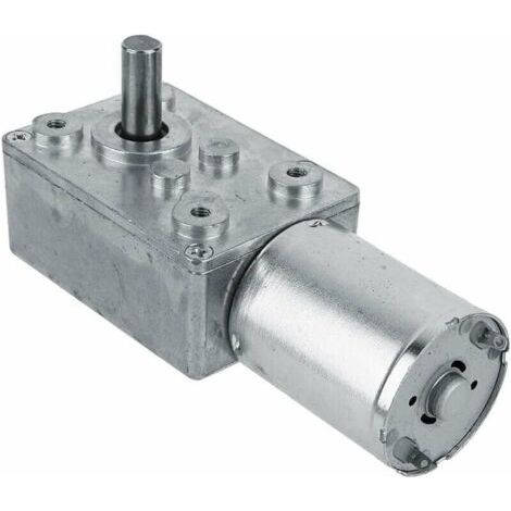 LaBlanc - Motore elettrico riduttore reversibile ad alta coppia, motore a vite senza fine, 12 V, 150 giri/min, argento (1/5)