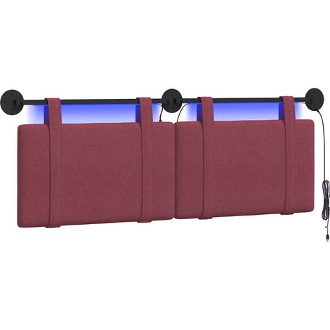 Maison Exclusive - Testiera sospesa Rosso Vino Tessuto (1/5)