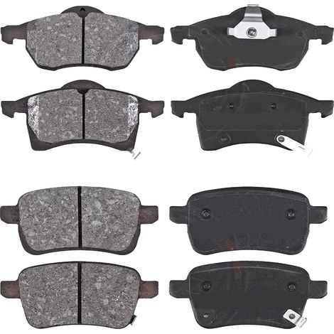 KIT PASTIGLIE FRENO ANTERIORI E POSTERIORI compatibile con OPEL TIGRA TWINTOP (X04) / PASTIGLIE FRENANTI AUTO OEM P 59 045,P 10 013  P 59 038 / SOSTITUZIONE DIRETTA / BASSA POLVERE / SILENZIOSO