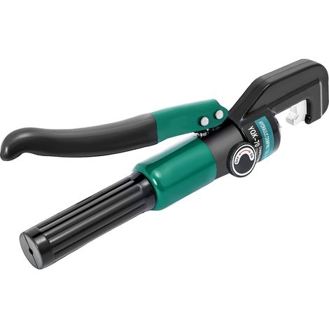 Pinza crimpatrice idraulica, forza 60 kN, testa rotante a 360°, verde scuro e nero (1/2)