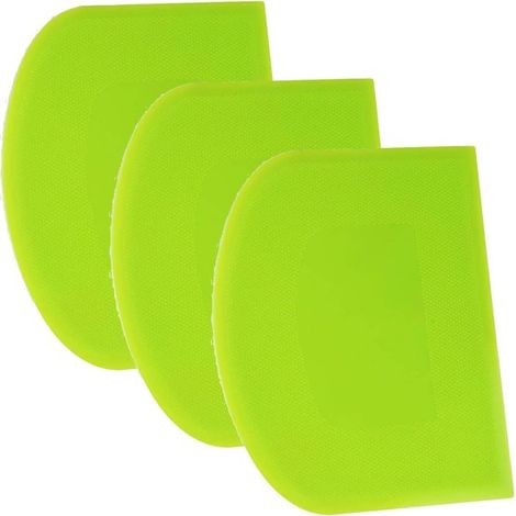 Cortador de pan con forma de trompeta para hornear, Antideslizante, Raspador suave con borde y esquinas de plástico, 11,79,30,2 cm (1/5)