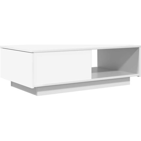 Maison Exclusive - Couchtisch mit Schubladen Weiß 95 x 55 x 31 cm