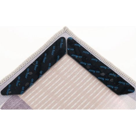 Paquet de 4 autocollants antidérapants pour tapis épais et meubles (1/5)