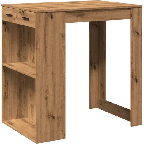 Maison Exclusive - Mesa alta bar madera ingeniería roble artisian