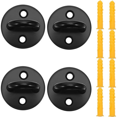 4 crochets plafond inox pour suspension et décoration (1/5)