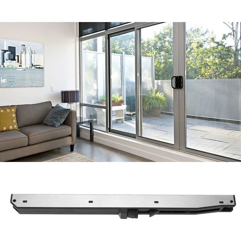 Amortisseur de porte de grange de style américain en acier inoxydable et matériau POM, sans perçage requis (1/5)