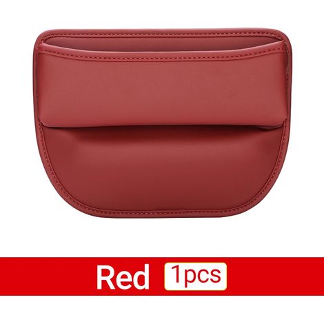 (Rouge, 1 pièce) Organisateur de siège auto pour Tesla Model 3, Y, X et S (2016-2023) : boîte de rangement avec poches étanches et accessoires. (1/5)