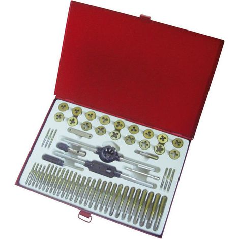 Set maschi e filiere m2-m12 Holzmann gbm58tin