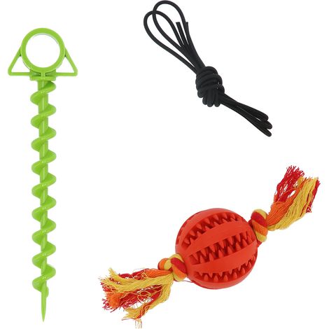 Rotes Zahnpflegespielzeug aus Gummi für Hunde – Zubehör für Zahnreinigungsspiele – Hygieneartikel (1/5)
