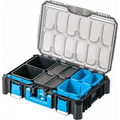 Sourcing Organisateur HTM transparent avec 4 compartiments (1/3)
