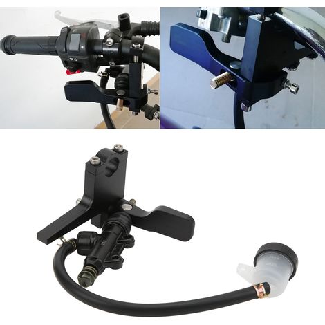 Modifizierte schwarze Universal-Flachpumpe für Motorrad-Daumenbremse, 22 mm (1/5)