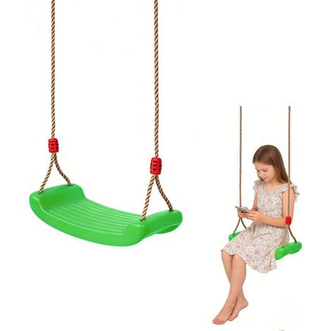 Siège de balançoire — Accessoire pour aires de jeux pour enfants (intérieur et extérieur). Longueur réglable. Charge maximale : 100 kg. (1/5)