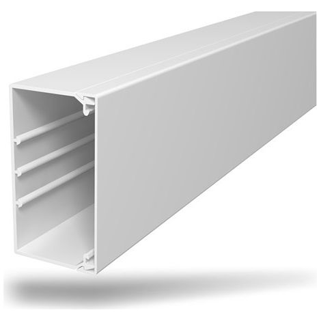 Canaleta OBO Bettermann blanco puro 2000 x 110 x 60 mm