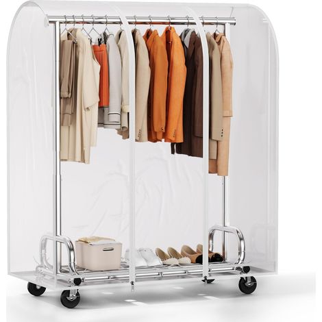 HOKEEPER Penderie extensible avec housse anti-poussière