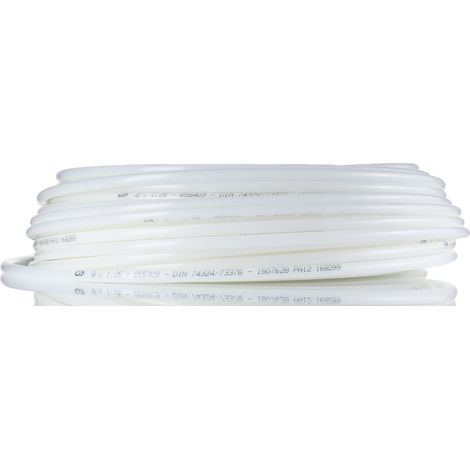Tuyau à air RS PRO, 8mm x 5.5mm x 30m Naturel en Nylon ( Prix pour Bobine de 30 Mètres ) (1/3)
