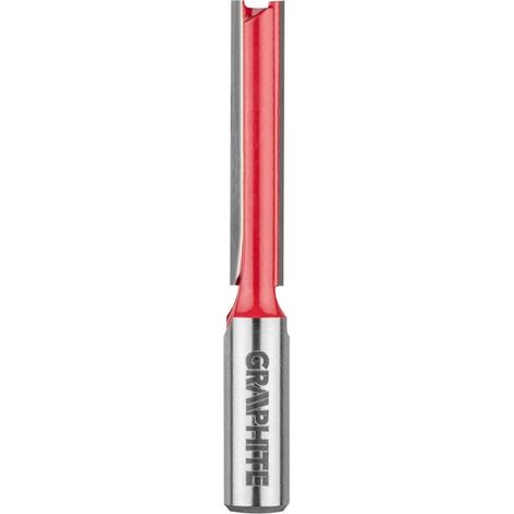 Fresa de extremo larga de dos filos, HM, 10 x 50 mm, vástago de 12 mm (1/2)