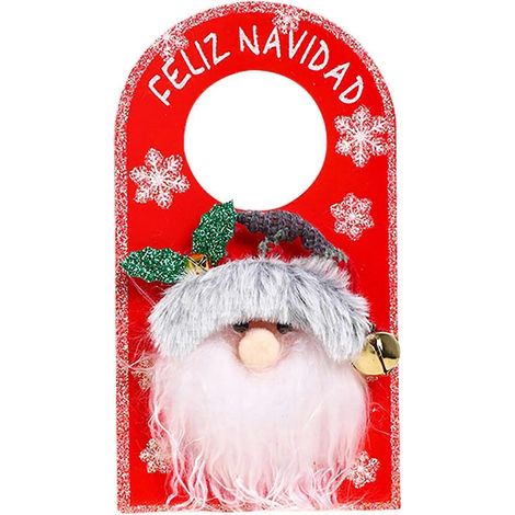AURA Weihnachtskugeln für traditionelle Dekorationen, Weihnachts-Türknauf-Ornament, Türanhänger, Hotel-Einkaufszentrum-Fensterdekoration, (B) (1/5)
