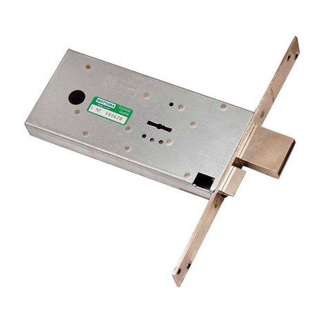 SERRATURA METALLO INFILARE 41812 MOTTURA B.Q ZINC F.MM 25 DM M4+SCR H.MM 82 E.MM 70
