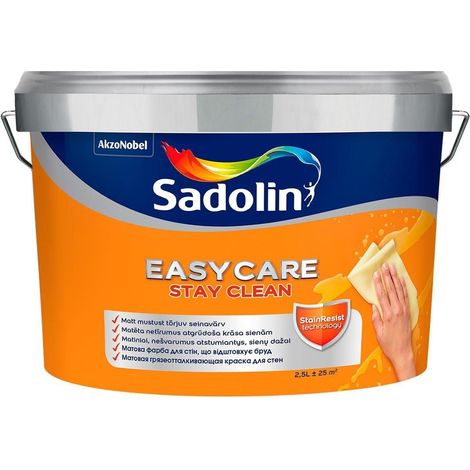Sadolin EasyCare peinture blanche 2,5 L finition mate