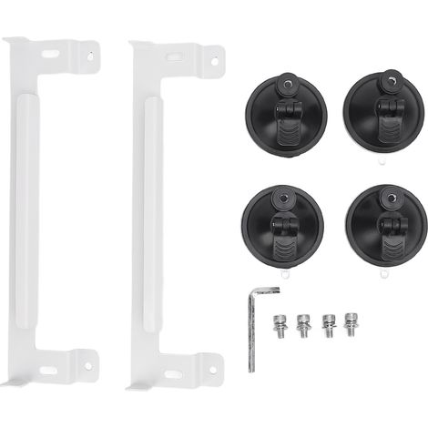 Support solide pour Mini - 2 brackets ABS et métal avec 4 ventouses pour vitre et toit de voiture (1/5)