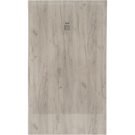 ONDEE - Plato de ducha NATURO - Recortable  - Resina - Madera - Extra-plano - 90x170cm