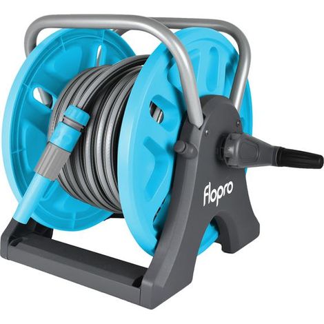 Flopro Flopro NeverKink EasyReel Complete Hose Reel Set 25m