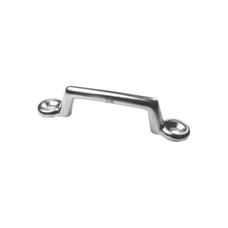 Pontet pour sangle poli inox - Longueur: 75