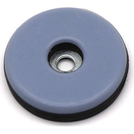 20x Patins pour meuble en Téflon avec vis - Ø 22 mm (rond) - PTFE Patins pour meubles/Planeur PTFE (Teflon) avec vis (1/4)