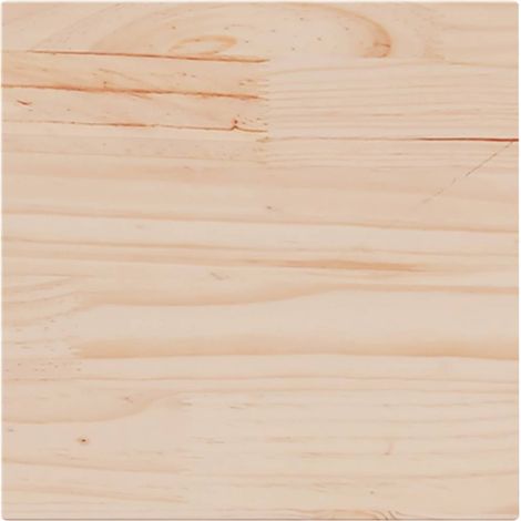 Tischplatte 40x40x1,7 cm quadratisch aus massivem Kiefernholz