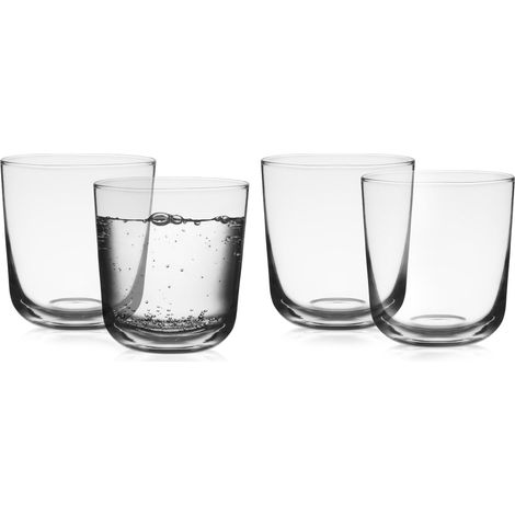 Set eleganter Trinkgläser, 4 x 200 ml, Kristall-Flüssigkeitsgläser, Duka (1/2)