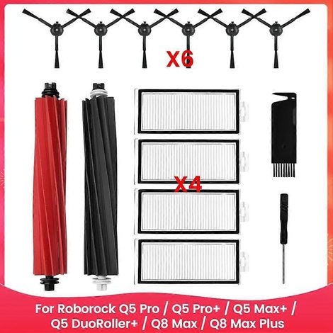 Kompatibel mit Roborock Q5 Pro / Q5 Pro+ / Q5 Max+ / Q5 DuoRoller+ / Q8 Max / Q8 Max Plus Staubsaugerzubehör Bürstenfilter (1/4)
