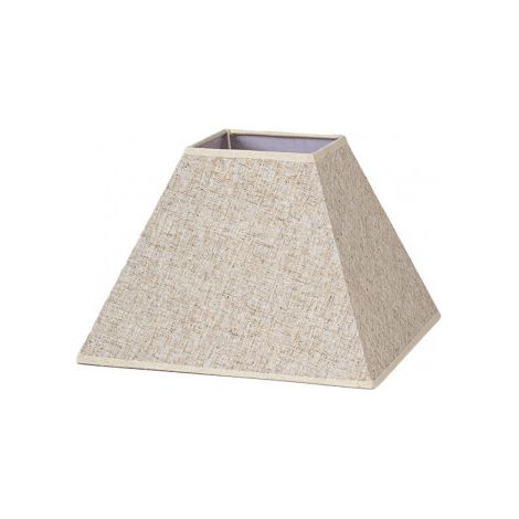 Paralume Piramide Tenorio E27 Lino beige 30dx13dx22h