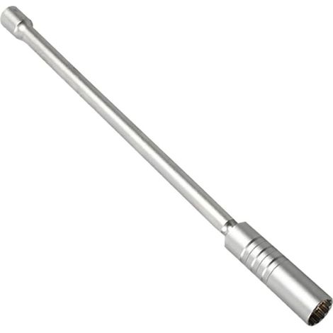 1 Pièce Clé Bougies 16mm Longue, Cle Bougie 16mm,Cle a Bougies,Douille Bougie d'Allumage 16mm Magnétique,Clef pour Bougie d'Allumage Oscillant à 12 Points (1/5)