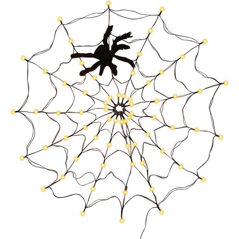 Guirlande Lumineuse en Forme de Toile d'Araignée Décoration Horreur  Filet Lumineux LED Étanche pour Coin, Fenêtre, Arbre, Patio, Maison et (1/5)