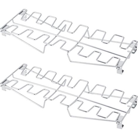 Support pliable en acier inoxydable pour cuisses de poulet, plaque de cuisson pour four, grille à viande, outil de barbecue (1/5)