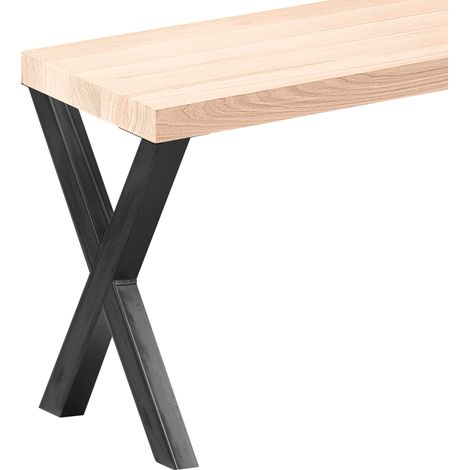LAMO Manufaktur Tabouret pour salle à manger 30x30x47 cm (l x L x h), pied en métal modèle Creative Gris/ couleur rustique, LSB-01-A-003-30-7016Cr