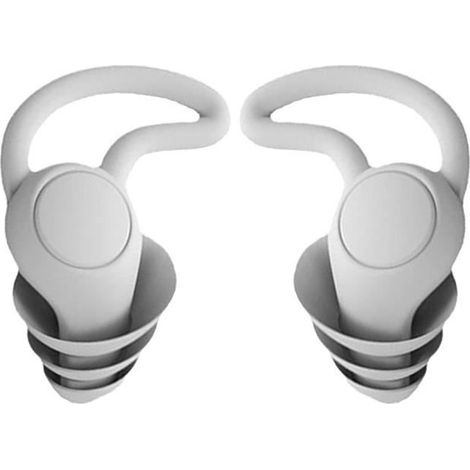Bouchons d\'oreille anti-bruit à trois couches TBEST - Gris - Réduction sonore 31 db-Ywey (1/4)