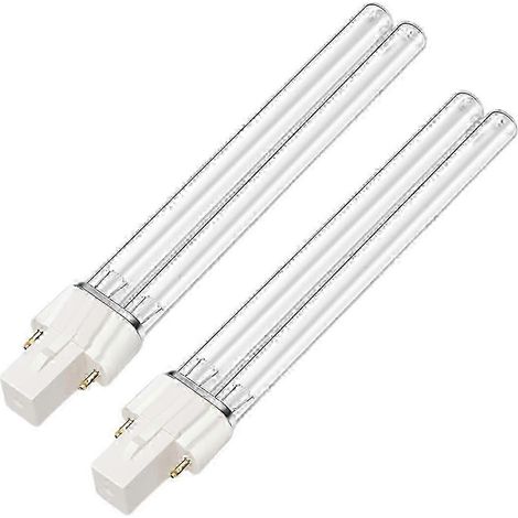 Deux ampoules de rechange UV-C de 13 watts pour filtres biologiques pressurisés pour bassins avec des débits de 1580 gallons/heure, 1840 gallons/heure et 2630 gallons/heure pour bassins. (1/5)