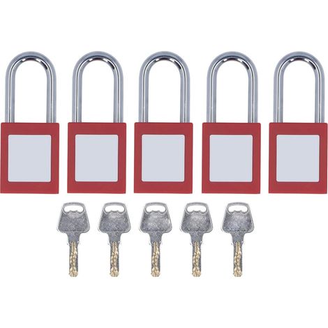 Cadenas d'étiquetage chromés avec clé d'étiquette inscriptible haute qualité (1/5)