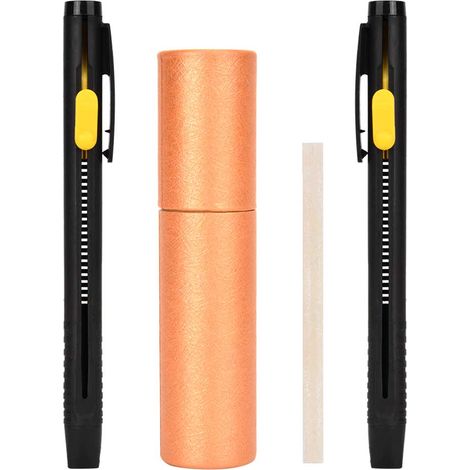 Marqueur pour tissu et cuir à disparition automatique, 2 stylos à bille, 20 bandes de cire, stylos invisibles (1/5)