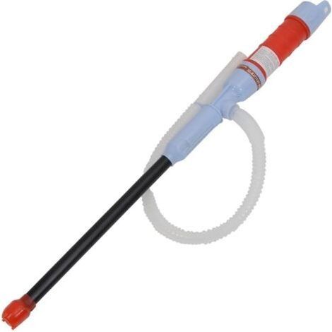 1Pcs Pompe à Eau portative à Piles, Pompe Diesel, Pompe de Transfert électrique, Pompe à Siphon de Carburant, Pompe à Huile, Pompe à Essence, Pompe d'aspiration d'eau (Rouge) (1/5)