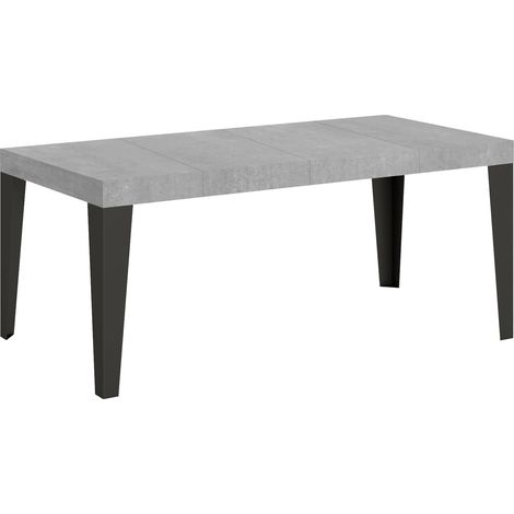Tavolo Allungabile 90/246x90x77 cm Flame Premium Cemento (1/4)