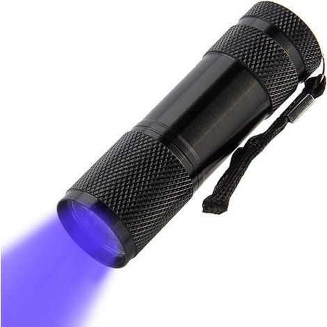 Mini-LED-UV-Taschenlampe (395 nm) – Ideal zum Aufspüren von Urinflecken auf Kleidung, Teppichen und Läufern (1/5)