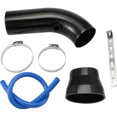 Compatible avec les kits de tuyaux d'admission universels en aluminium de 76 mm (3 pouces) pour systèmes d'admission d'air et kits de tuyaux d'admission de turbocompresseur. (1/5)