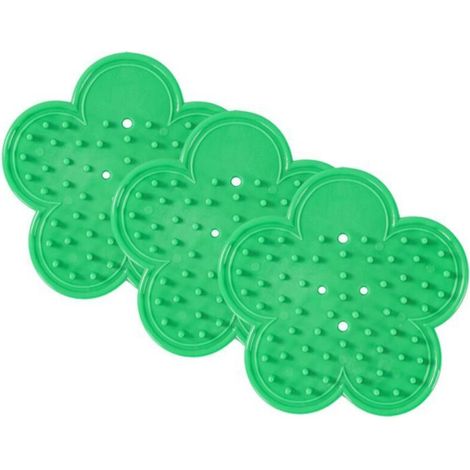 Plastic rose secateurs for thorns, gardening tool, set of 3, green