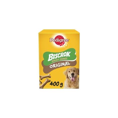 Pedigree Biscrok Gravy Bones Adult Dog Treats Original Biscu - 400g - 817620