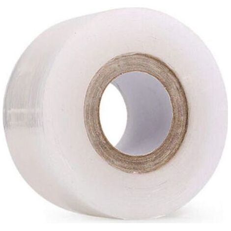 Kit de 3 rouleaux de ruban de greffage pour arbres fruitiers – Ruban adhésif élastique biodégradable, 120 m au total (3 rouleaux blancs), outil essentiel pour la greffe horticole (1/5)