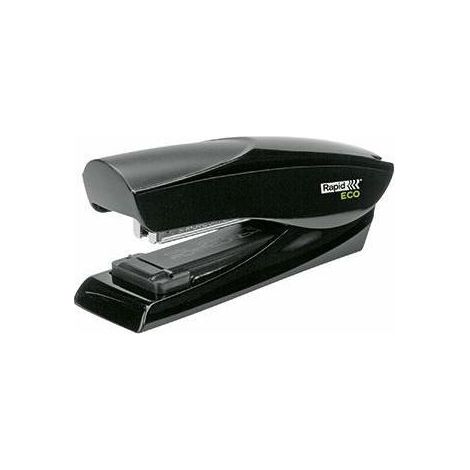Heftgerät ECO Half Strip schwarz SuperFlatClinch Technik